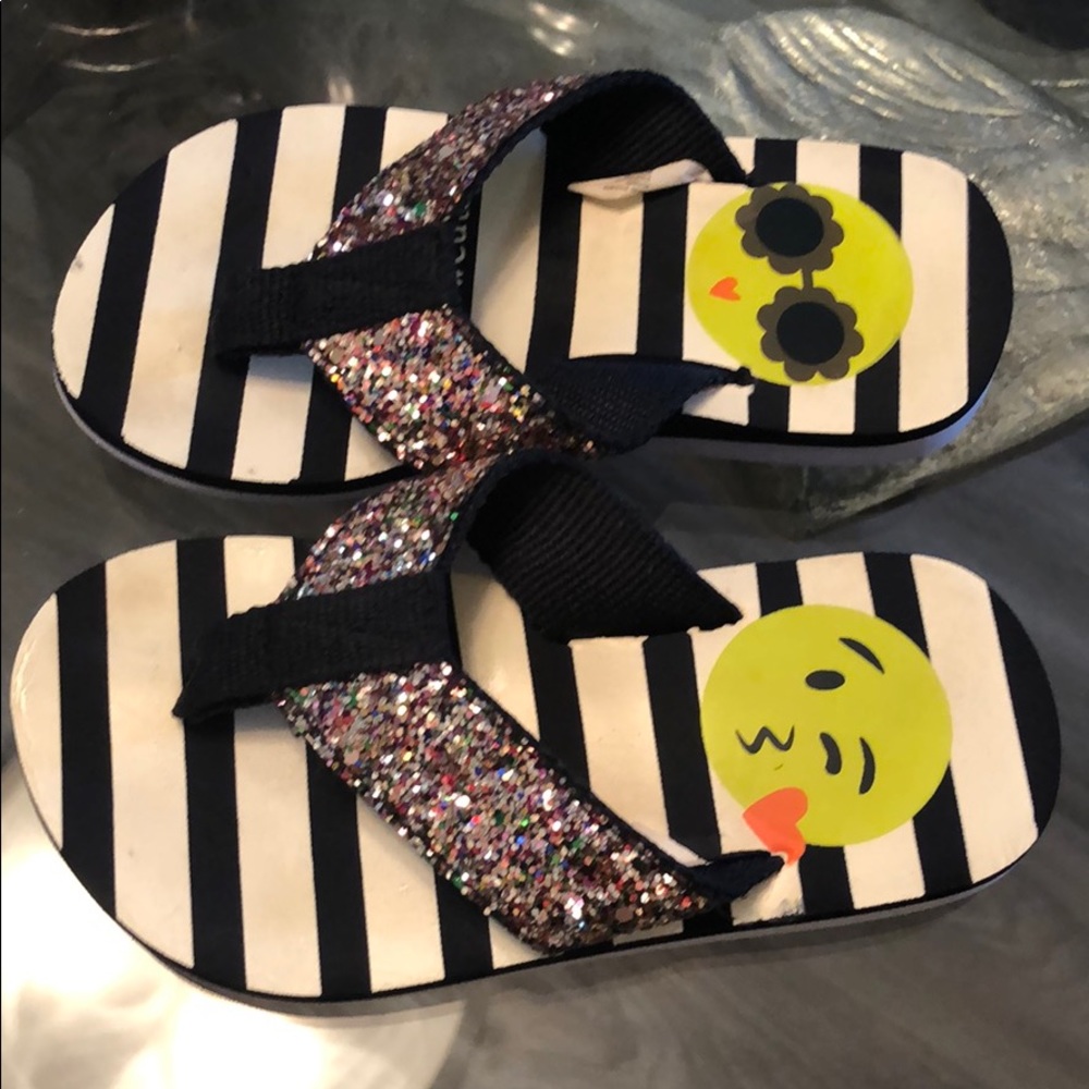 Jcrew toddler flip flops size 9 toddler